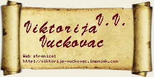 Viktorija Vučkovac vizit kartica
